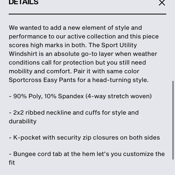 Municipal Sports Utility Gear - Outerwear Golf Windshirt Men’s Small - New w/Tag - Picture 11 of 12